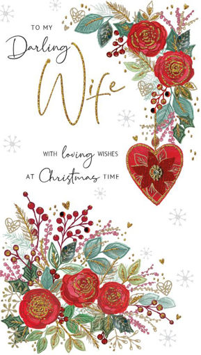 Picture of DARLING WIFE CHRISTMAS CARD